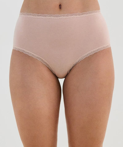 Bendon Stretch Cotton Full Brief - Latte Knickers 