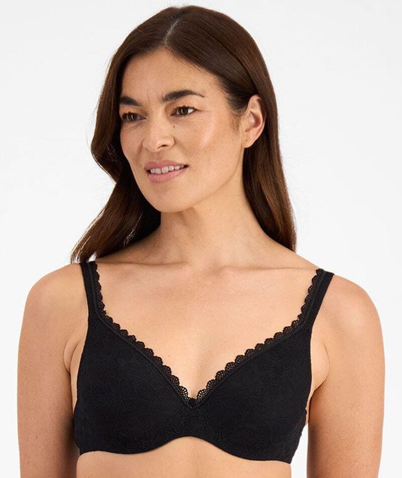Berlei Barely There Lace Bra - Black Bras  