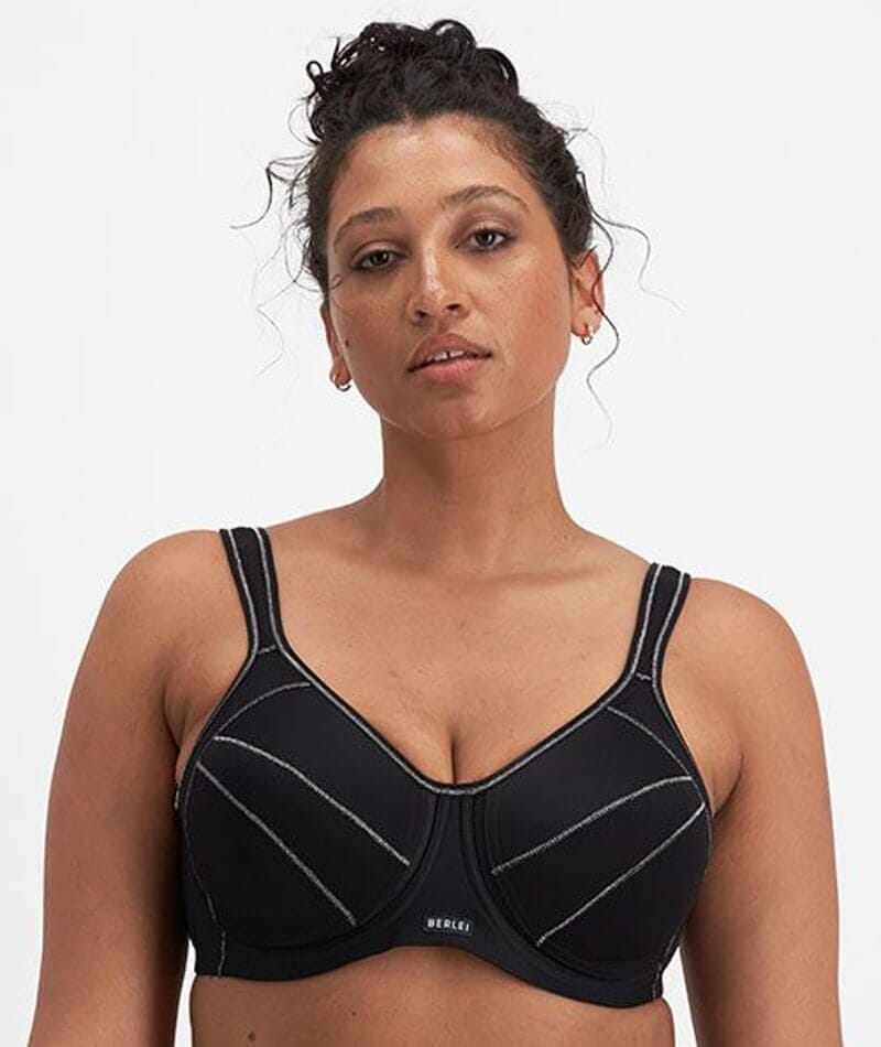 Berlei Full Support Sport Underwire Bra - Black