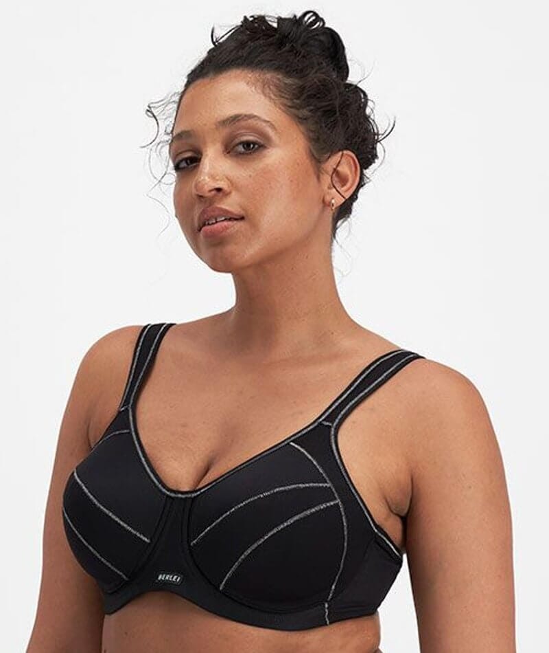 Berlei Full Support Sport Underwire Bra - Black Bras 