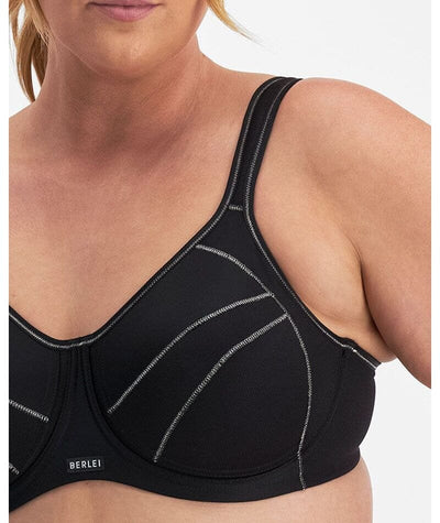 Berlei Full Support Sport Underwire Bra - Black