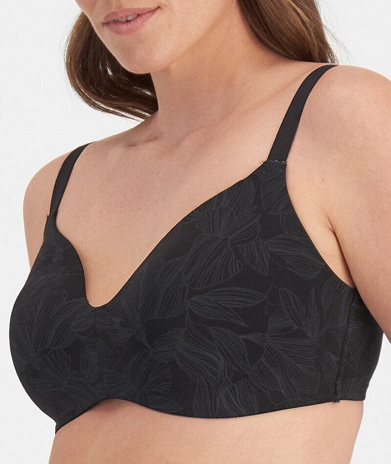 Berlei Lift & Shape Wire-Free Bra - Contemporary Black Floral Bras 
