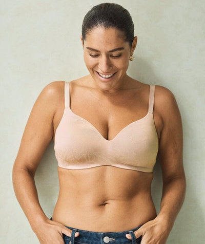 Berlei Lift & Shape Wire-Free Bra - Contemporary Nude Floral Bras 