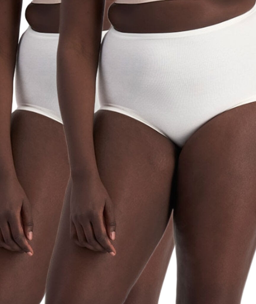Bonds Cottontails Full Brief With Lycra 2 Pack - White