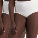 Bonds Cottontails Full Brief With Lycra 2 Pack - White