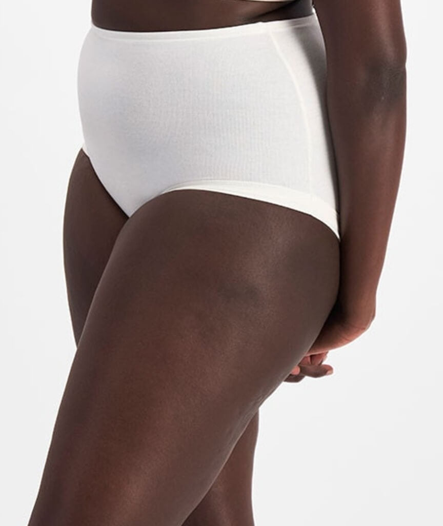 Bonds Cottontails Full Brief With Lycra 2 Pack - White