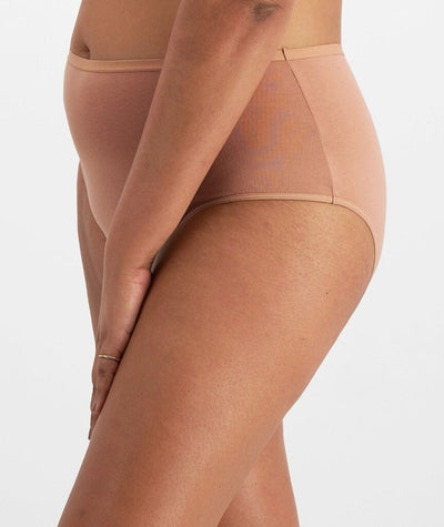 Bonds Damn Dry Full Brief - Blush Latte