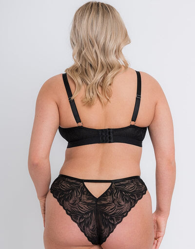 Curvy Kate Lace Daze Wire-Free Bralette - Black Bras 