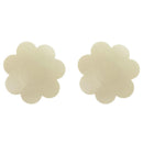 Curvy Flower Nipple Covers - Nude