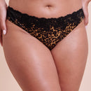 Curvy Kate Boost Lace Tanga Brief - Leopard Print