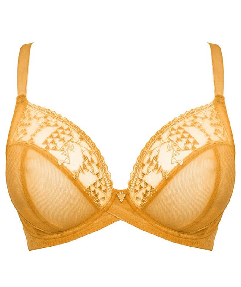 Curvy Kate Centre Stage Full Plunge Bra - Turmeric Yellow Bras 