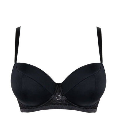 Curvy Kate Daze Padded T-Shirt Balcony Bra - Black Bras 