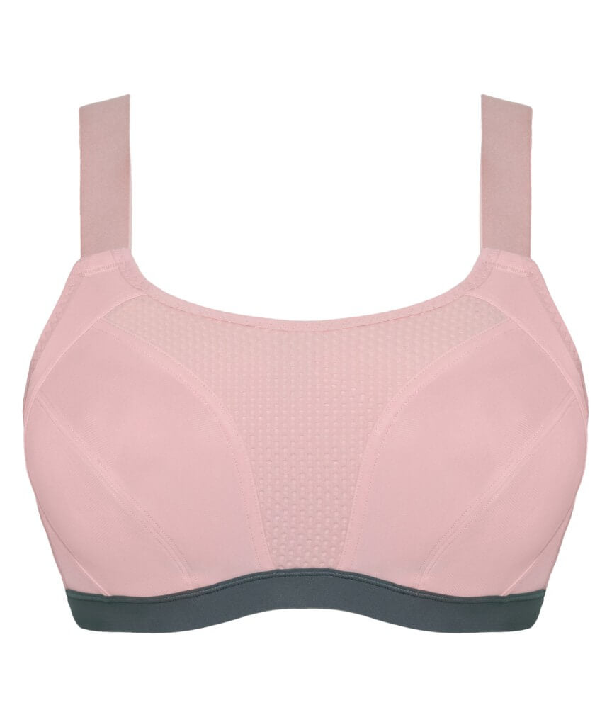 Curvy Kate Everymove Flexi-Wired Sports Bra - Blush/Charcoal