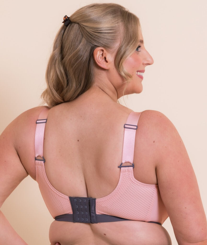 Curvy Kate Everymove Flexi-Wired Sports Bra - Blush/Charcoal