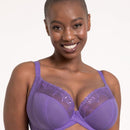 Curvy Kate Flare Full Plunge Side Support Multiway Bra - Amethyst Purple