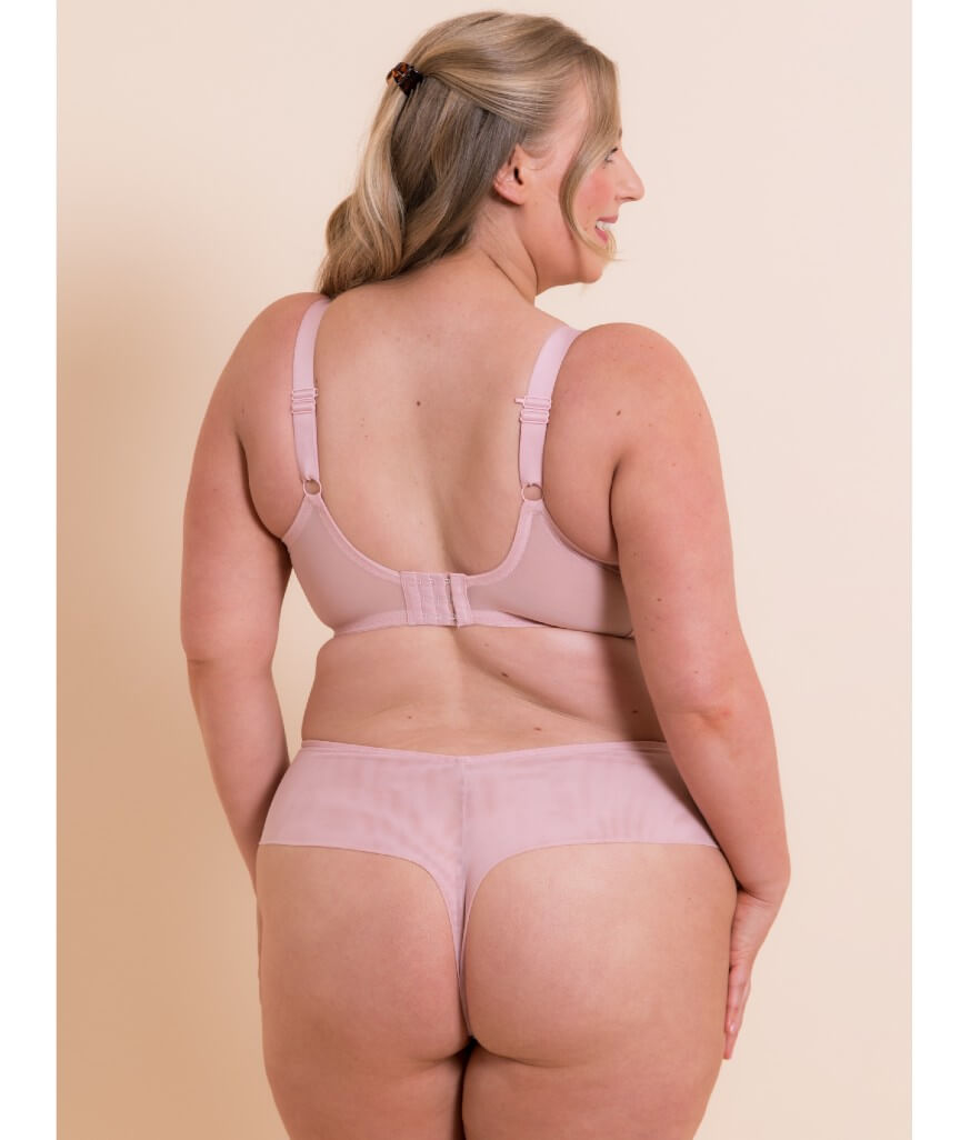 Curvy Kate Flare Deep Thong - Rose Sparkle