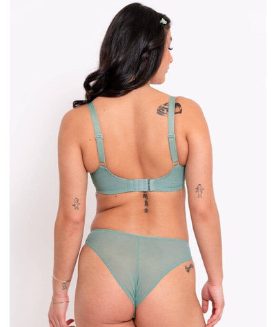 Curvy Kate Happy Bum Brazilian Brief - Sage Green Knickers 