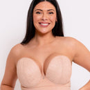 Curvy Kate Hey Girls Superplunge Strapless Bra - Latte