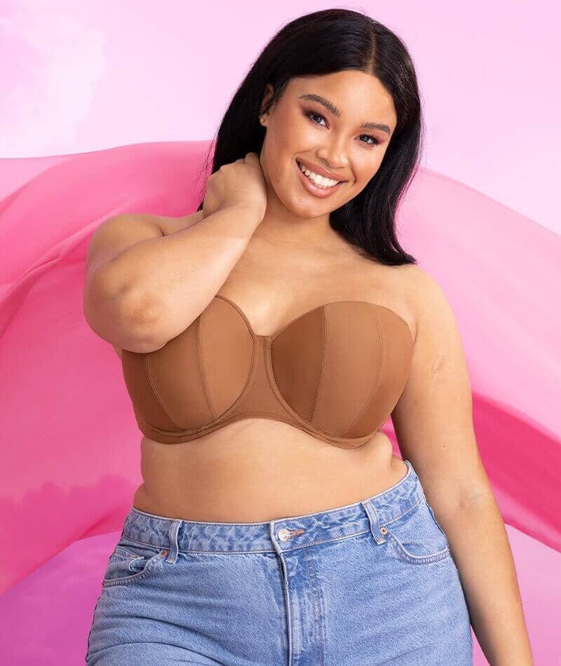 Curvy Kate Luxe Strapless Bra - Caramel Bras 