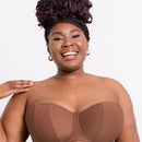 Curvy Kate Luxe Strapless Bra - Caramel