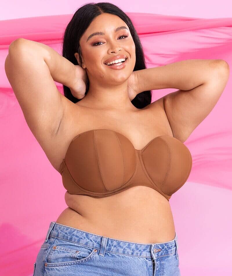 Curvy Kate Luxe Strapless Bra - Caramel Bras 