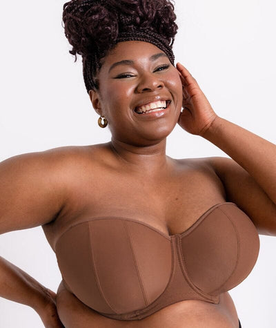 Curvy Kate Luxe Strapless Bra - Caramel Bras 