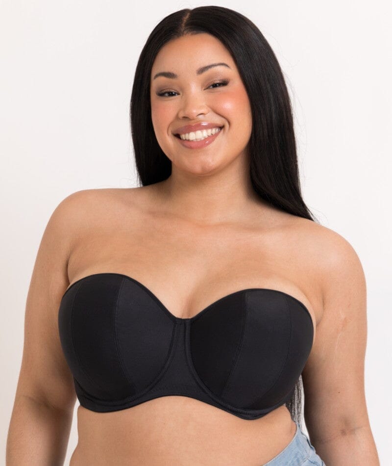 Curvy Kate Luxe Strapless Bra - Jet Black Bras  