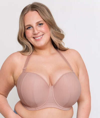 Curvy Kate Luxe Strapless Bra - Latte Bras 