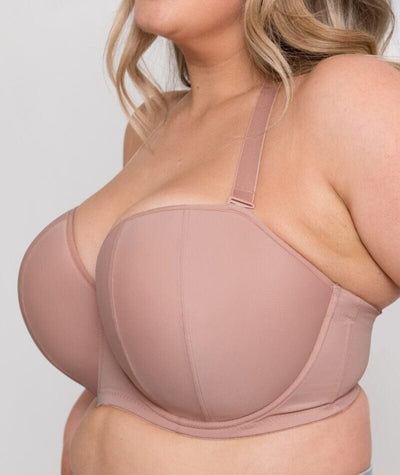 Curvy Kate Luxe Strapless Bra - Latte Bras 