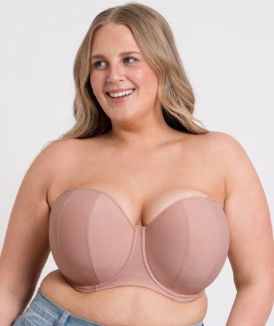 Curvy Kate Luxe Strapless Bra - Latte Bras 