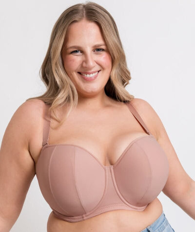 Curvy Kate Luxe Strapless Bra - Latte Bras 