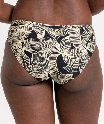 Curvy Kate Ripple Reef Classic Brief - Black Print Swim 