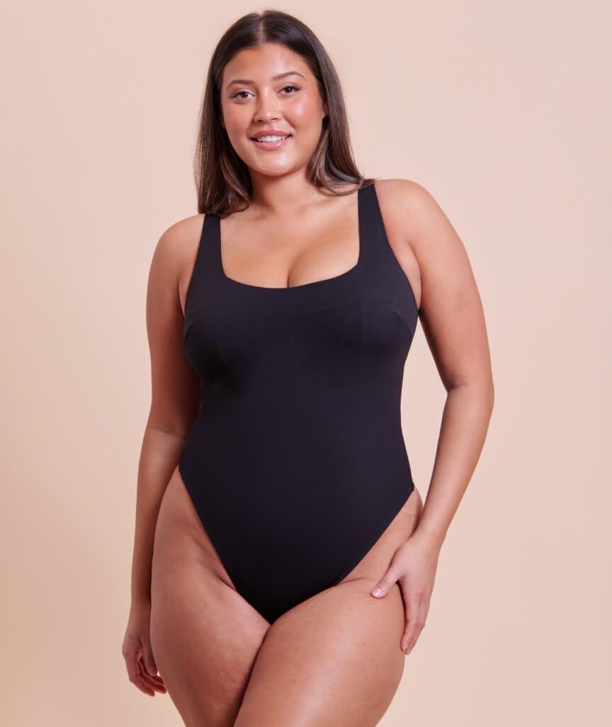 Curvy Kate Smoothie Support Stretch Body - Black 