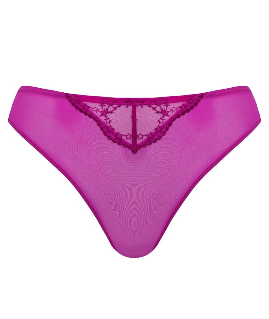 Curvy Kate Stardust Brazilian Brief - Vivid Violet Knickers 