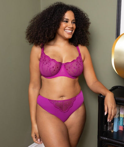 Curvy Kate Stardust Balcony Bra - Vivid Violet Bras 