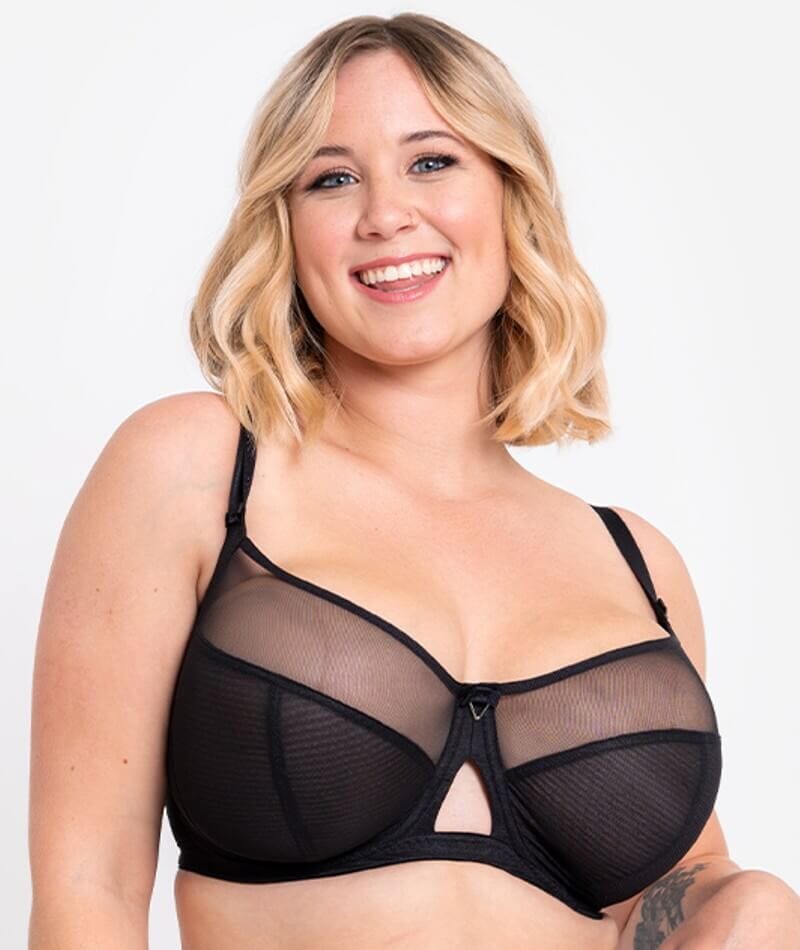 Curvy Kate Victory Balcony Bra - Black Bras  