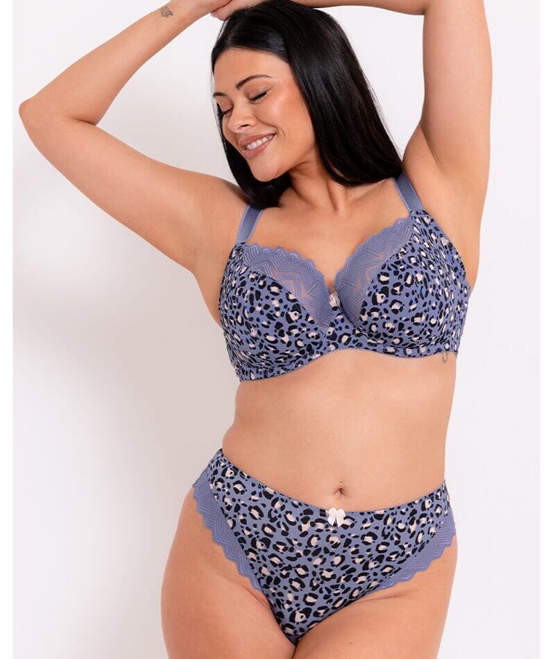 Curvy Kate Wild One Brazilian Brief - Leopard Print Knickers 