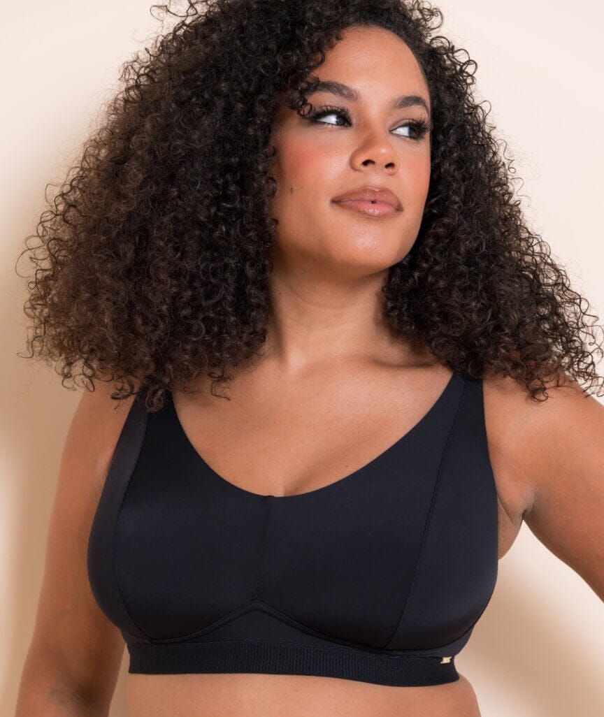 Curvy Kate Zen Wire-free Bralette - Black Bras  
