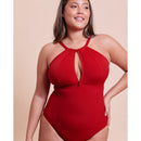 Curvy Kate Zip Tide Wire Free Multiway One Piece Swimsuit - Red