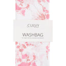 Curvy Lingerie Pink Floral Washbag - Large
