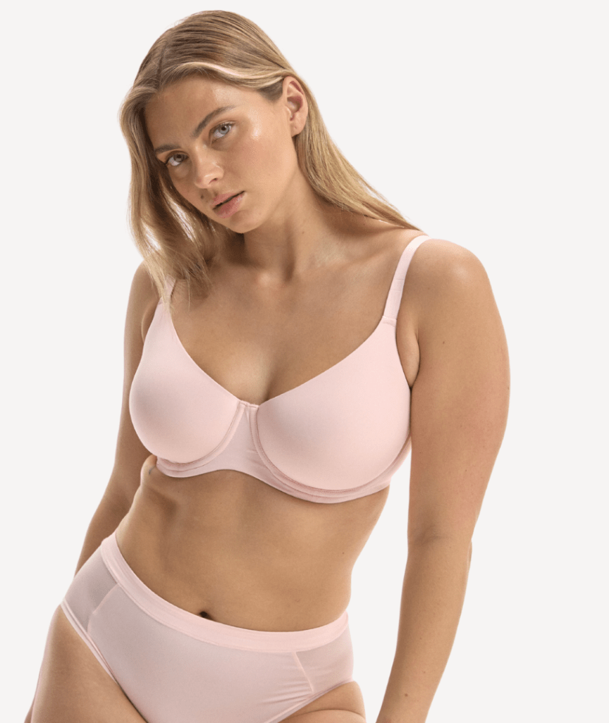Nala Padded Flexiwire Bra - Strawberries & Cream 