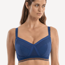 Nala Sporty Support Wirefree Bralette Bra - Space/Oj