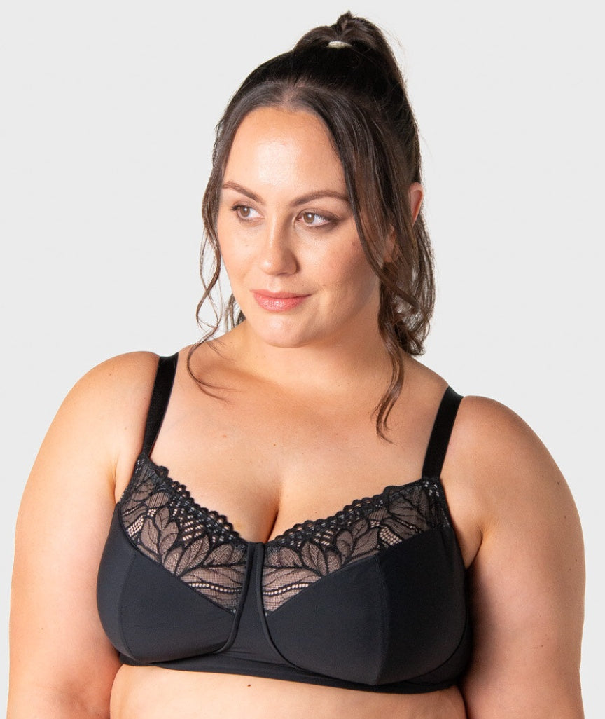 Evolve Luxe Wire-Free Full Cup Bra - Black 