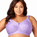 Elila Jacquard Wire-Free Bra - Lilac