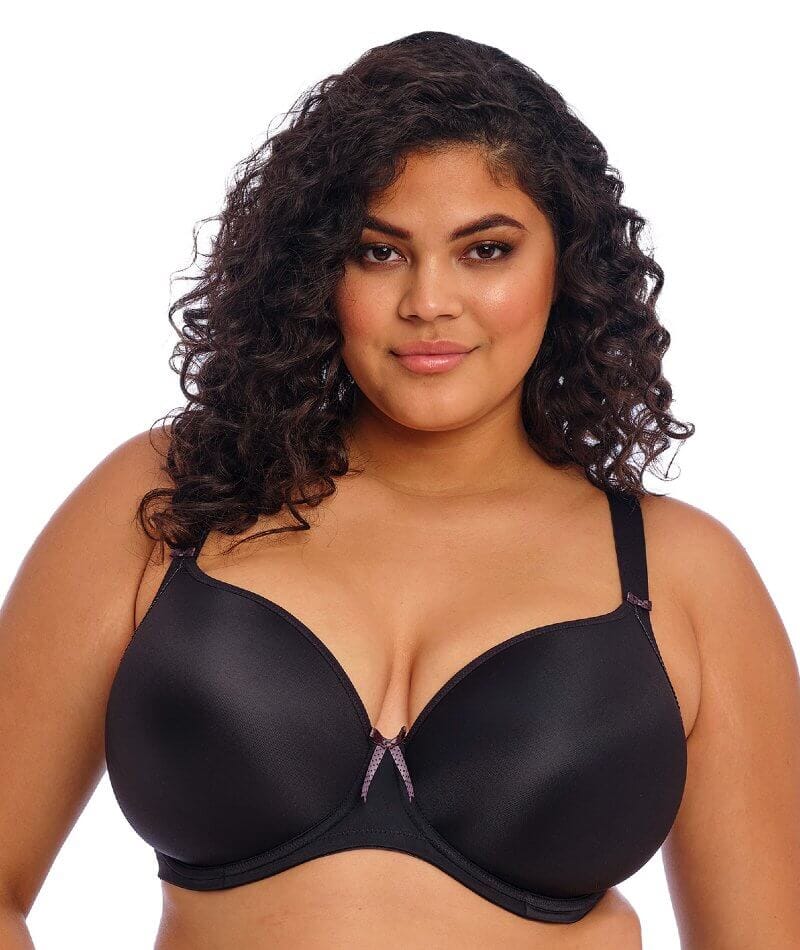 Elomi Bijou Underwire Banded Moulded Bra - Black Bras  