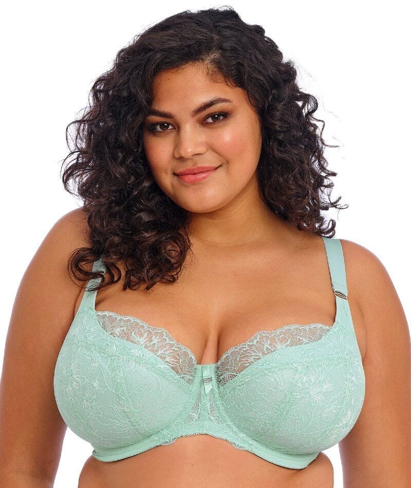 Elomi Brianna Underwire Padded Half Cup Bra - Frozen Bras  