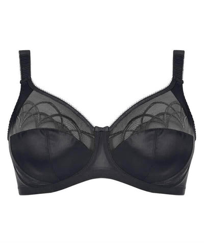 Elomi Cate Underwired Full Cup Banded Bra - Black Bras 