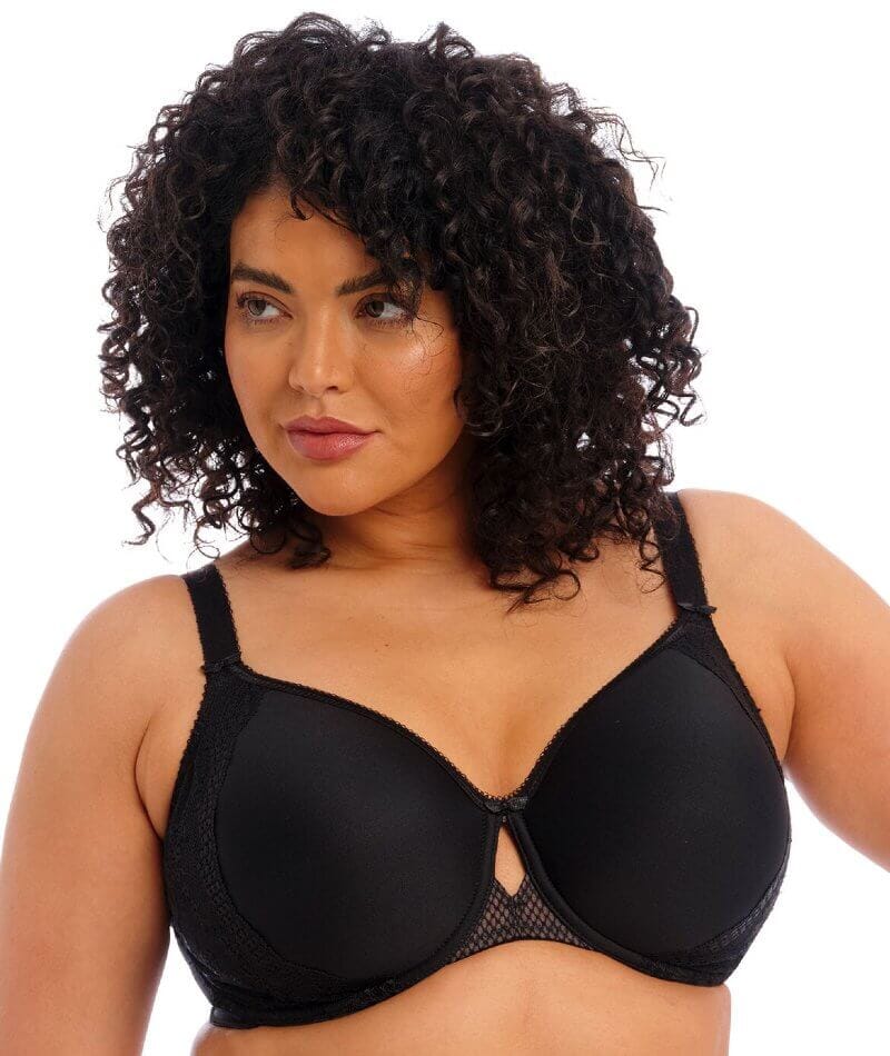 Elomi Charley Underwired Moulded Spacer Bra - Black Bras  