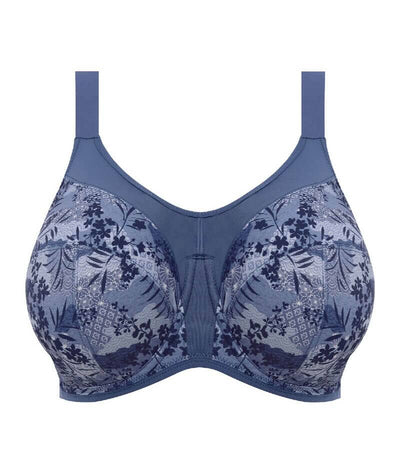 Elomi Energise Underwired Sports Bra - Floral Vintage Denim Bras 