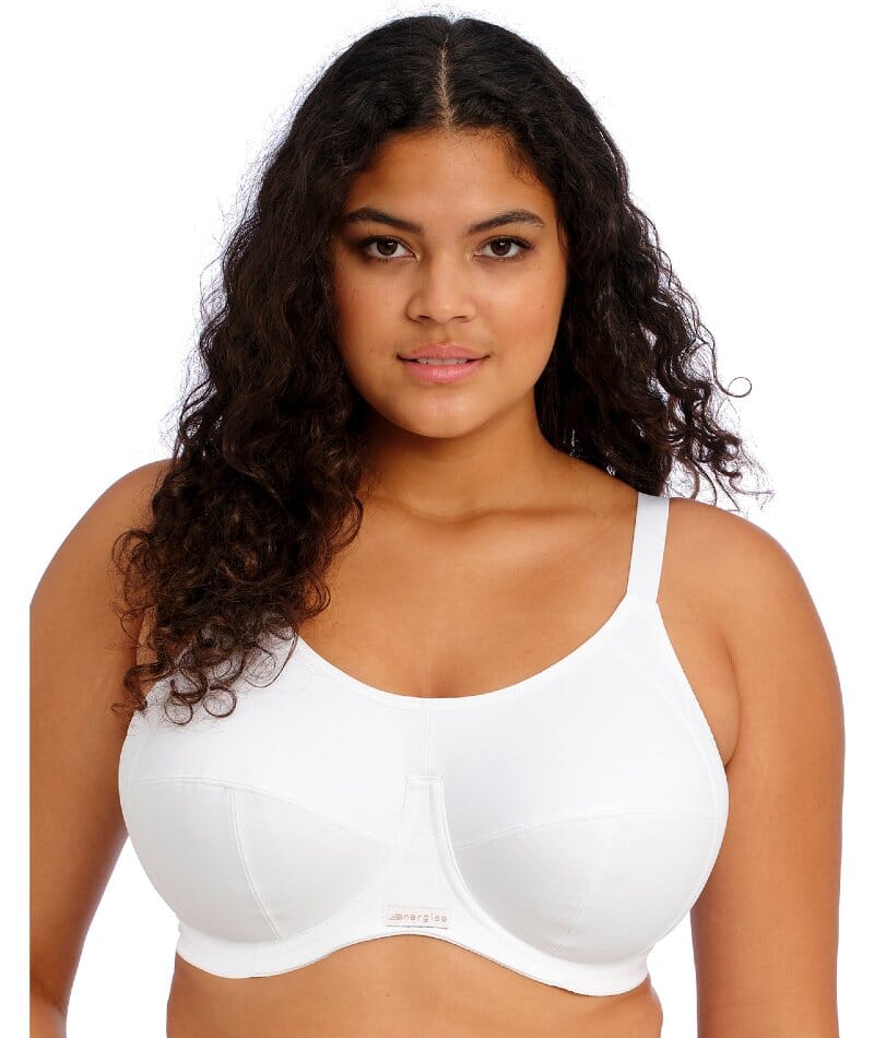 Elomi Energise Underwired Sports Bra - White Bras  